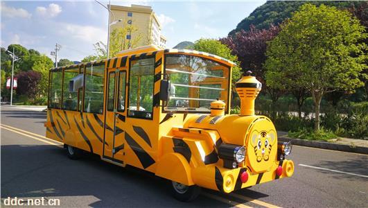  封闭式电动小火车造型观光车